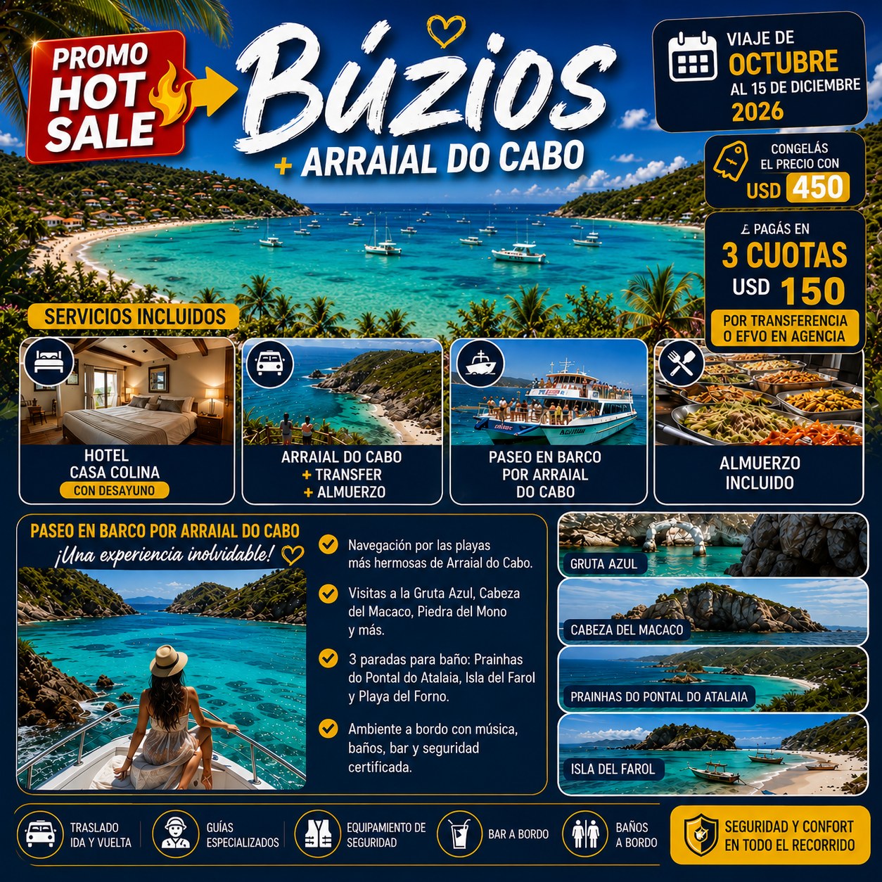 Búzios + Arraial do Cabo