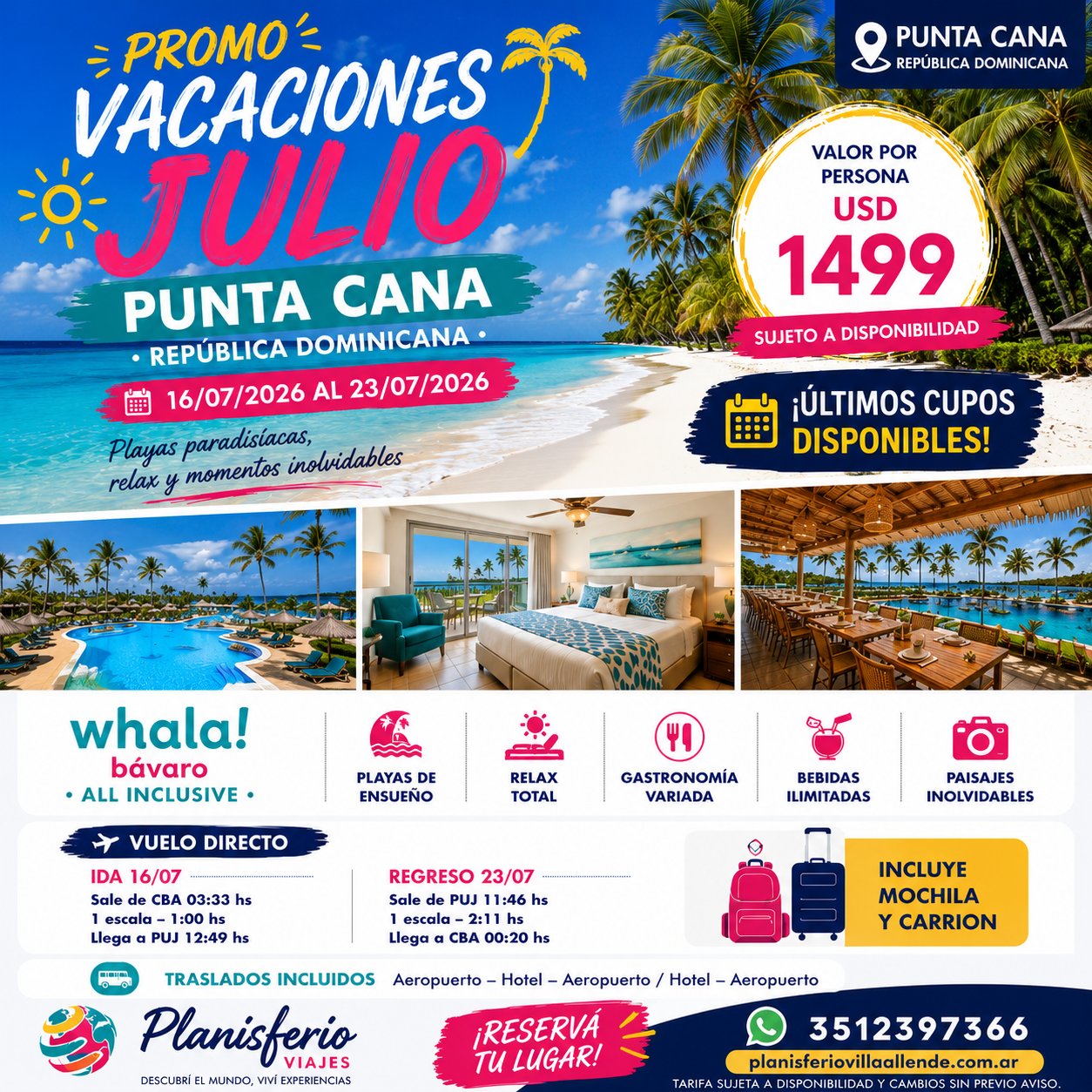 Punta Cana Vacaciones Julio