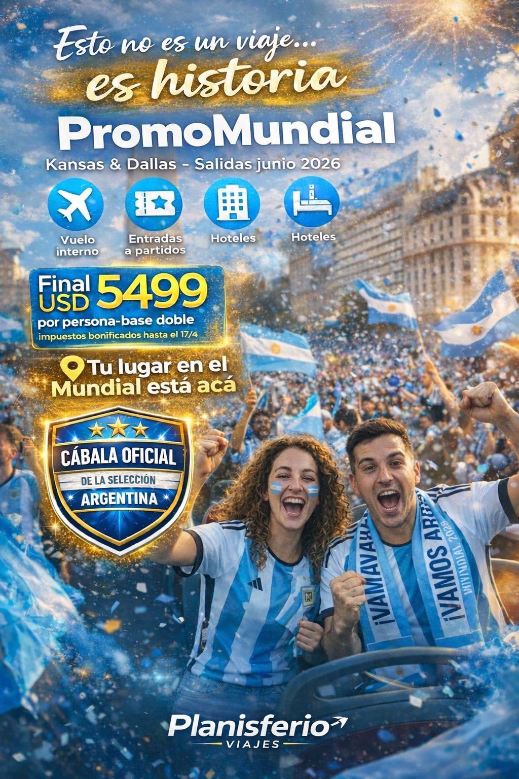 Promo Mundial 2026 · Kansas & Dallas